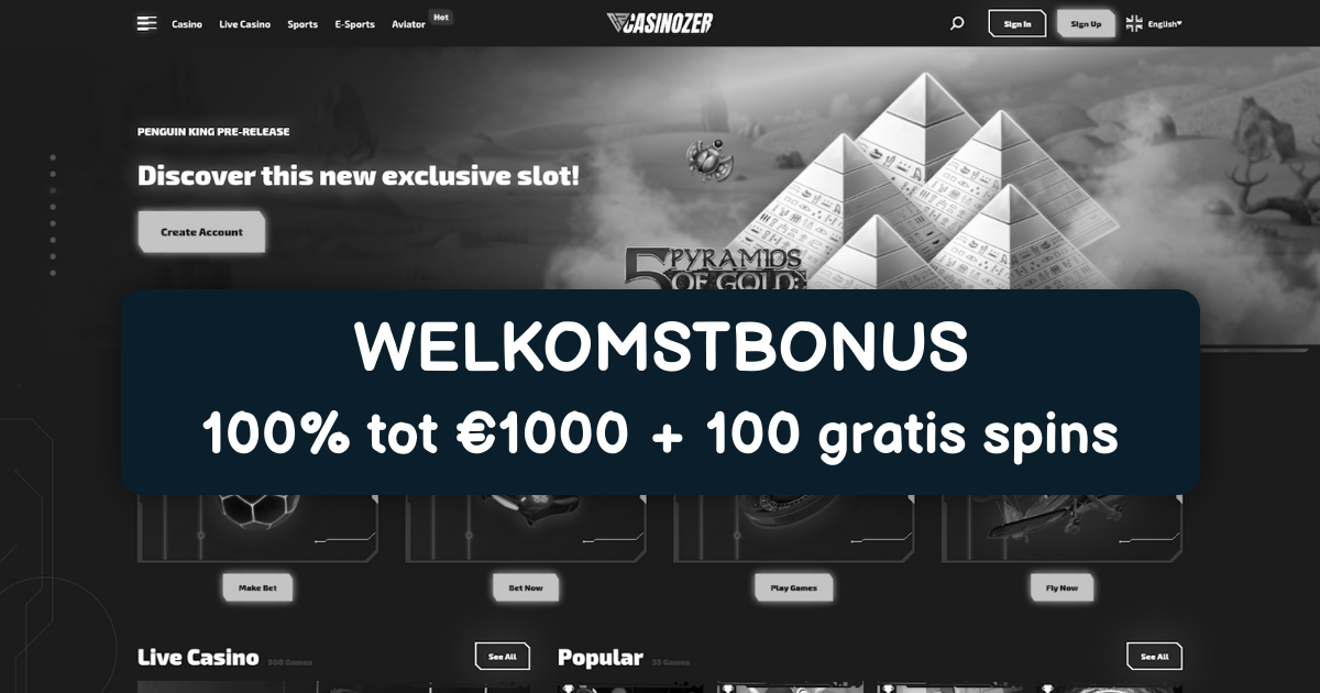 Casinozer Casino Nederland