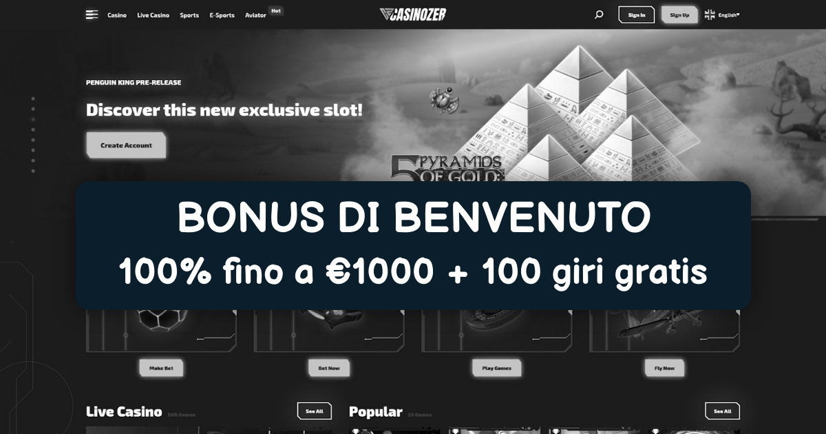 Casinozer Casino Italia